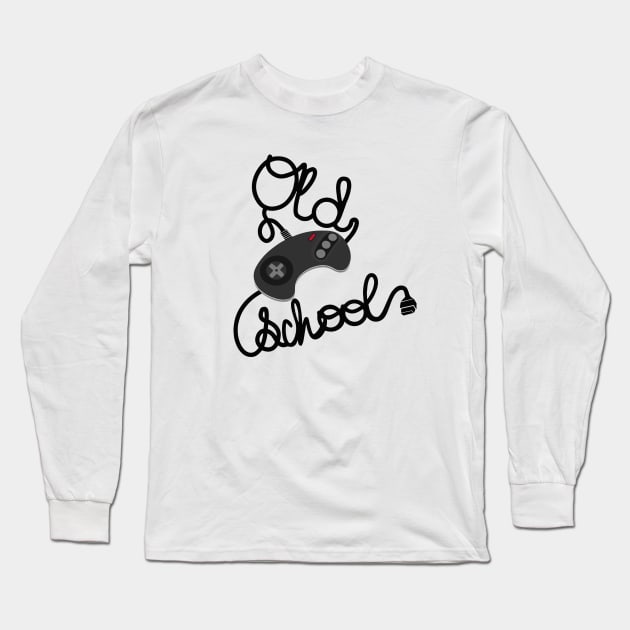 Old School T-Shirt Genesis Long Sleeve T-Shirt by Meechemax